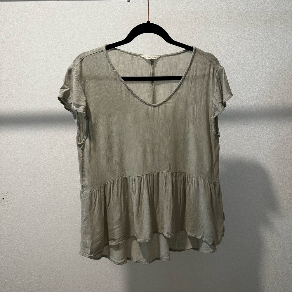 Sim & Sam Sage/Grey Blouse